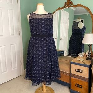 Sheer overlay sun dress